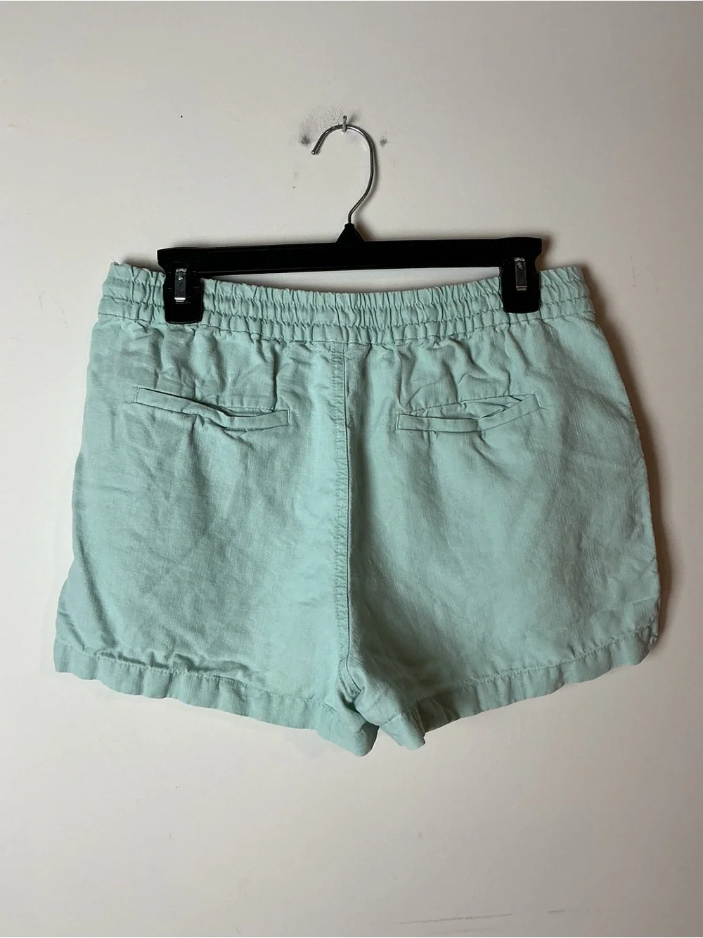 J.Crew Re-imagined Linen Blend Shorts Turquoise Size S Beach Sustainable